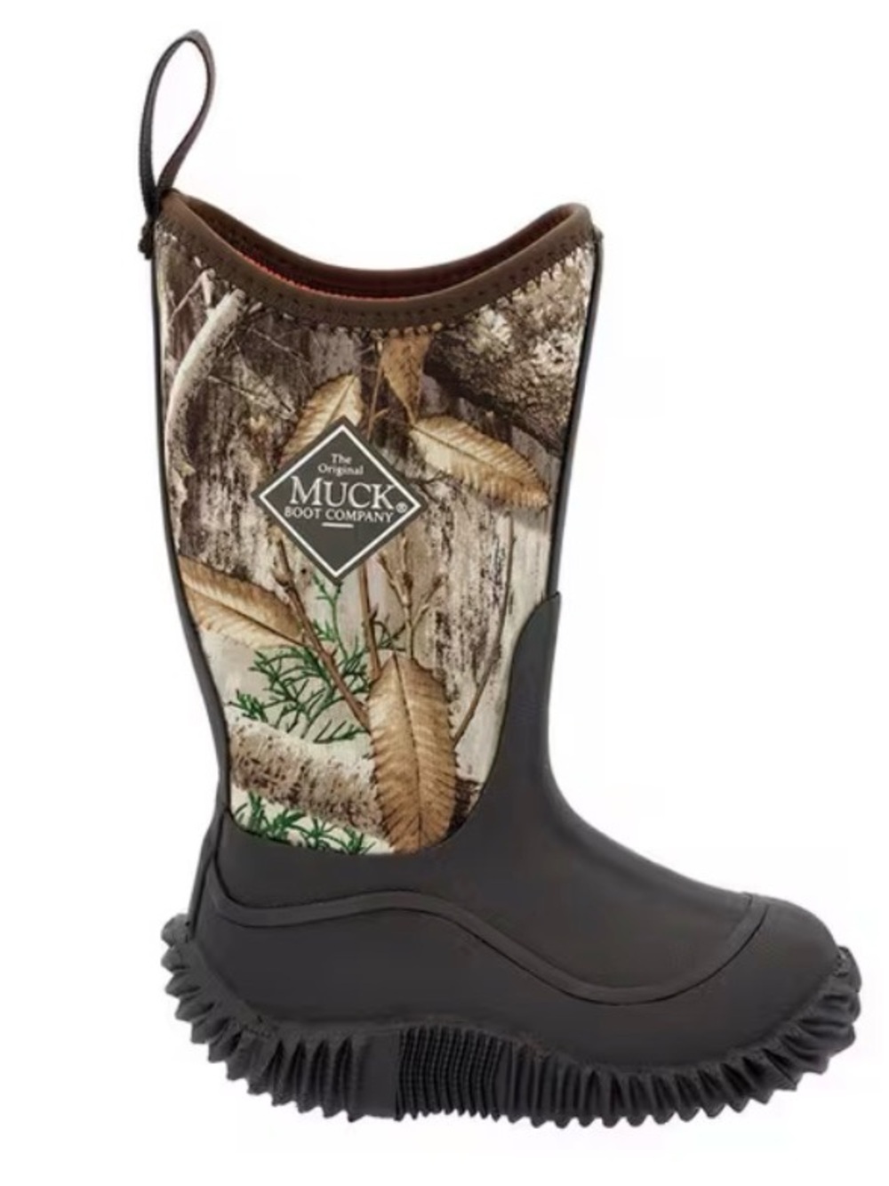 Muck Boot Company Realtree Camo Pull-On Waterproof Boot - Brown/Green